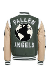 Jordan Craig Fallen Angels Varsity Jacket (Pine) - BLVD