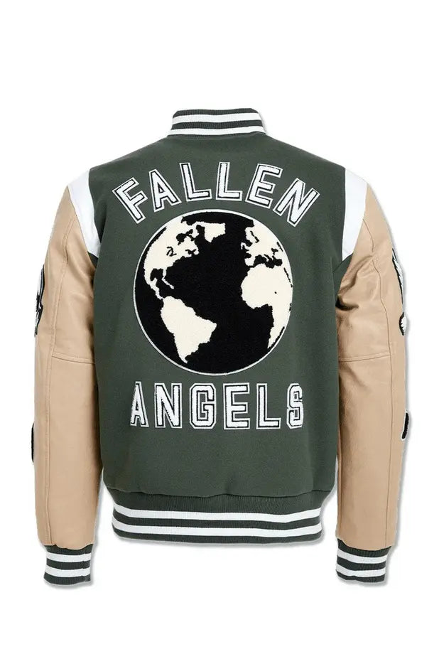 Jordan Craig Fallen Angels Varsity Jacket (Pine) - BLVD