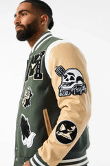 Jordan Craig Fallen Angels Varsity Jacket (Pine) - BLVD