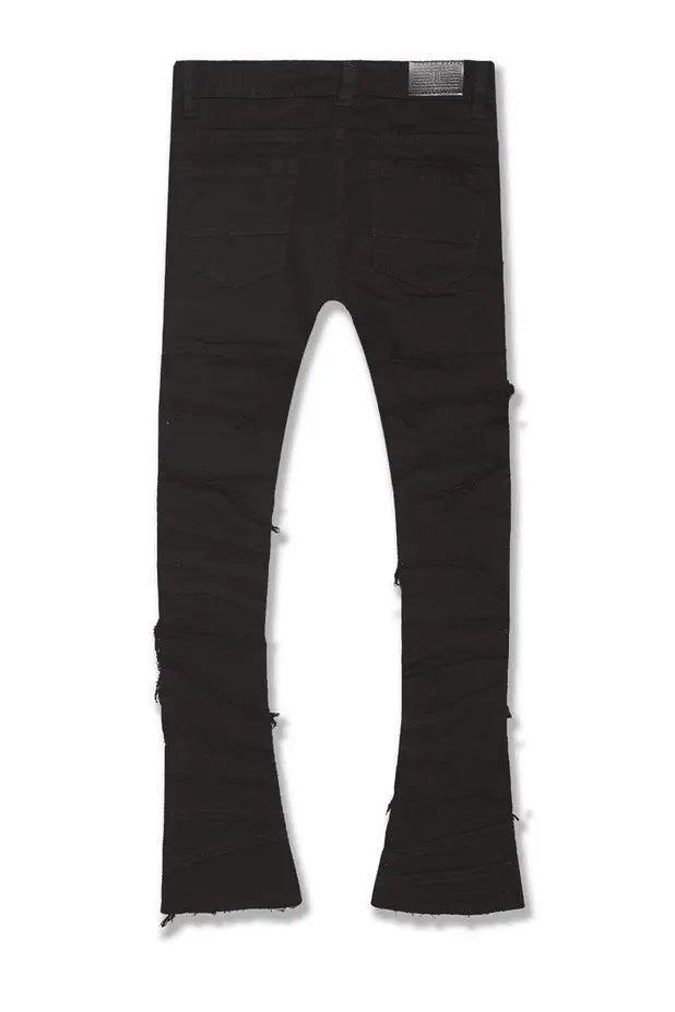 Jordan Craig Kids Stacked Elm Street Denim (Jet Black) - BLVD