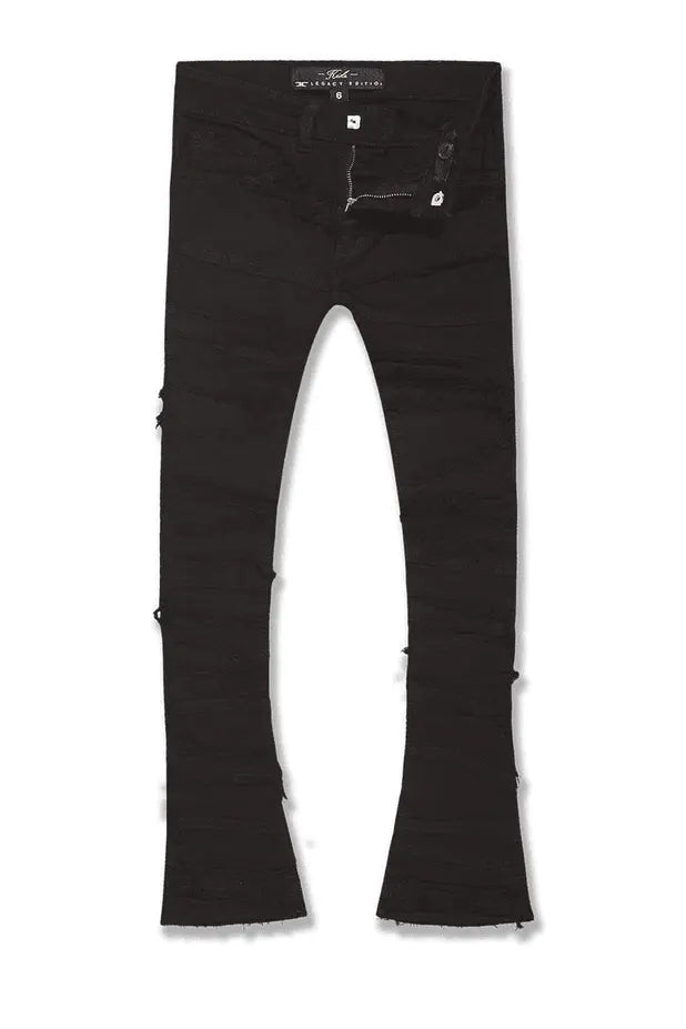 Jordan Craig Kids Stacked Elm Street Denim (Jet Black) - BLVD