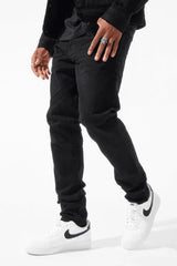 Jordan Craig Sean - Tribeca Rip and repair Twill Pants - Black - BLVD