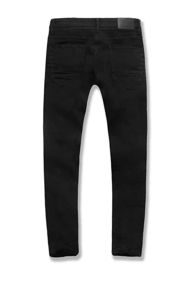 Jordan Craig Sean - Tribeca Rip and repair Twill Pants - Black - BLVD