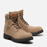 Men's Timberland® Premium 6-Inch Lace-Up Waterproof Boot - Beige Nubuck - BLVD