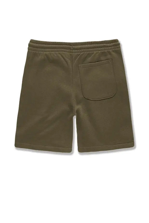 Jordan Craig Men Retro - Paradise Tonal Shorts Set - Olive - BLVD