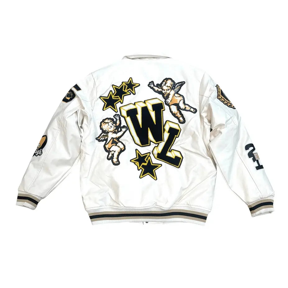 RM World Champs Pu Jacket - Cream - BLVD