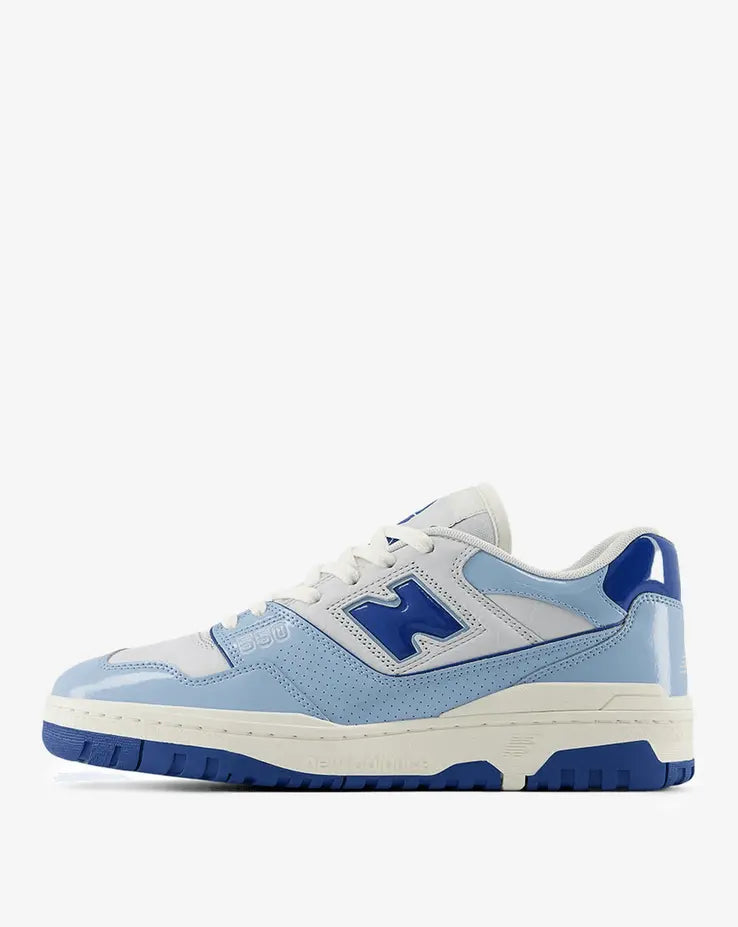 New Balance 550 Sneakers - Patent Leather Pack Chrome Blue - BLVD