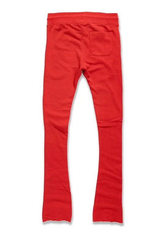 Jordan Craig Uptown Stacked Sweatpants - Red - BLVD