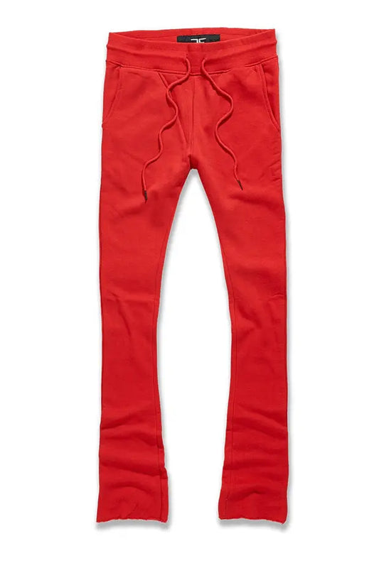 Jordan Craig Uptown Stacked Sweatpants - Red - BLVD