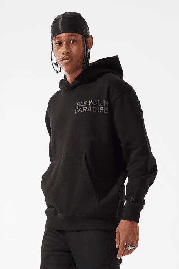 Jordan Craig - Paradise Tonal Pullover Hoodie - Black - BLVD