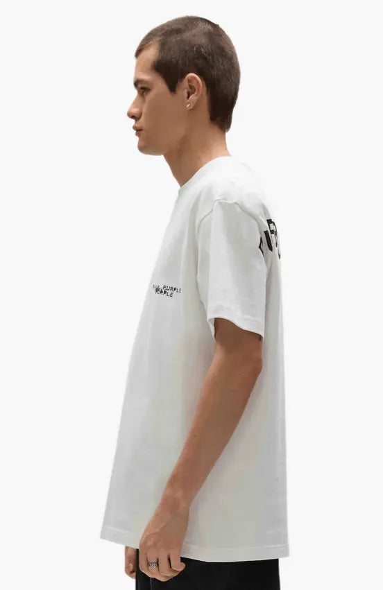 Purple Brand Wavelength Tee - White - P117-HWSW225 - BLVD