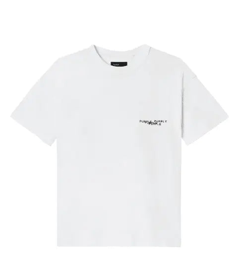 Purple Brand Wavelength Tee - White - P117-HWSW225 - BLVD