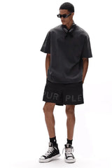 Purple Brand - Holographic All Around Shorts - Black - P504-PBHW225 - BLVD