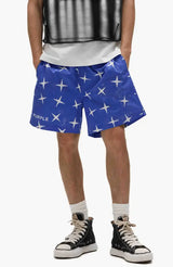Purple Brand - Star All Around Shorts - Blue - P504-PBWS225 - BLVD