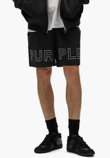 Purple Brand - Outline All Around Shorts - Black - P504-PBWO225 - BLVD