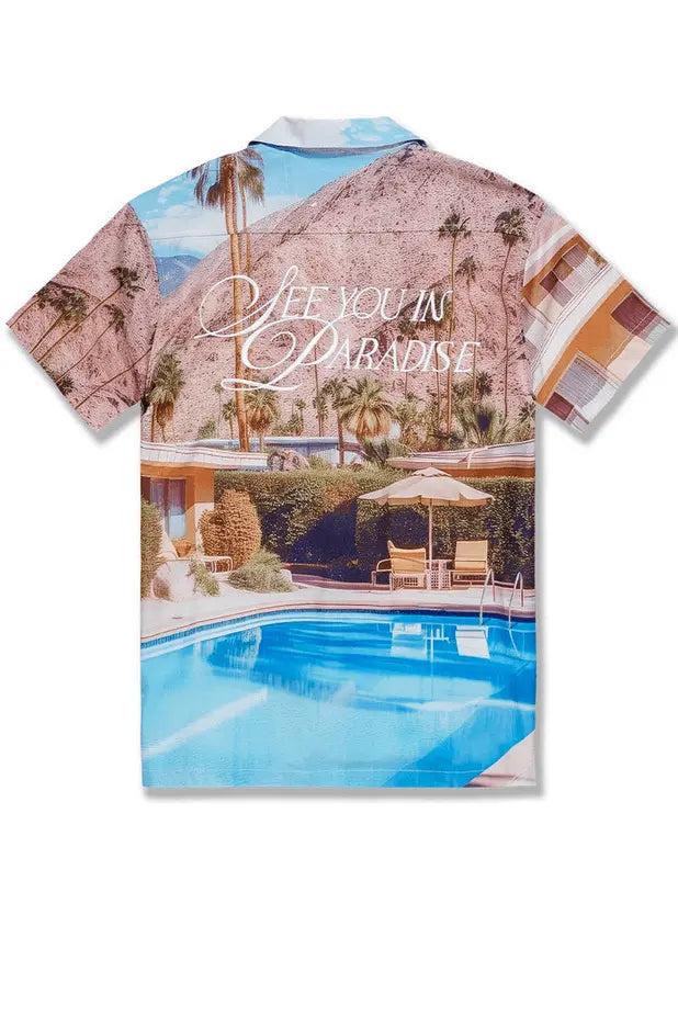 Jordan Craig Men - Wanderlust S/S Party Shirt & Shorts Set - Palm Springs - BLVD