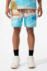 Jordan Craig Men - Wanderlust S/S Party Shirt & Shorts Set - Palm Springs - BLVD