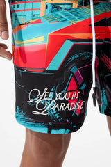 Jordan Craig Men - Wanderlust S/S Party Shirt & Shorts Set - Miami - BLVD