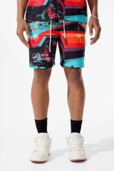 Jordan Craig Men - Wanderlust S/S Party Shirt & Shorts Set - Miami - BLVD