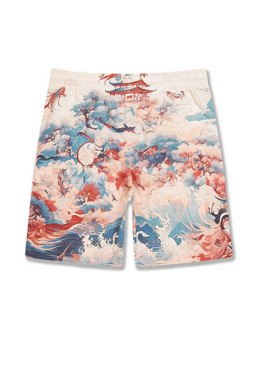 Jordan Craig - Retro - Ibiza Lounge Shorts - Coral