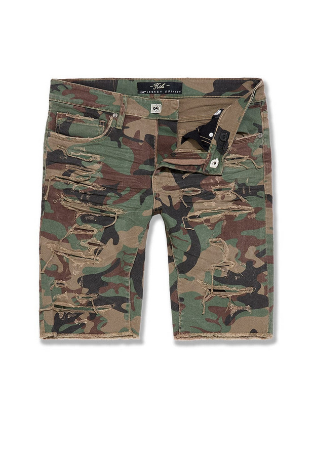 Jordan Craig - Kids Tulsa Twill Shorts - Vintage Camo Jordan Craig
