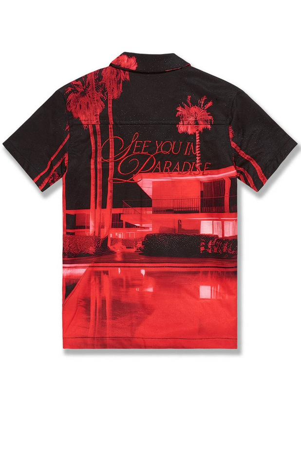 Jordan Craig - Kids Wanderlust Party Shirt & Shorts Set - Midnight Jordan Craig