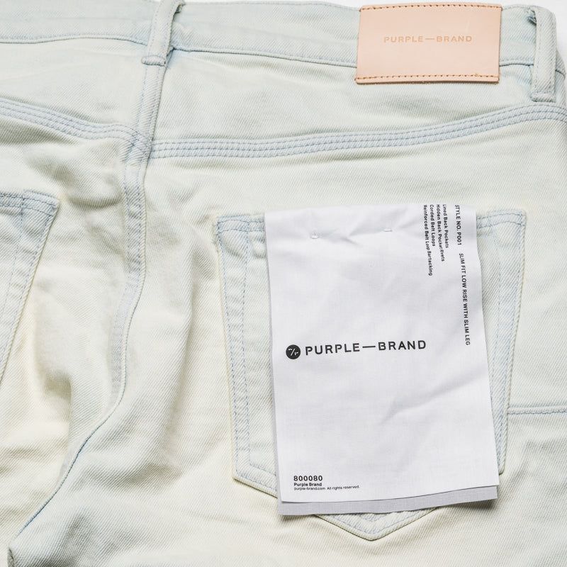 Purple Brand P001 Vintage Knee Blowout - Light Indigo - P001-VKSF324 Purple Brand