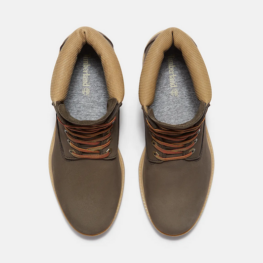 Men's Timberland® Premium 6-Inch Waterproof Boots - Dark Brown Nubuck / Olive