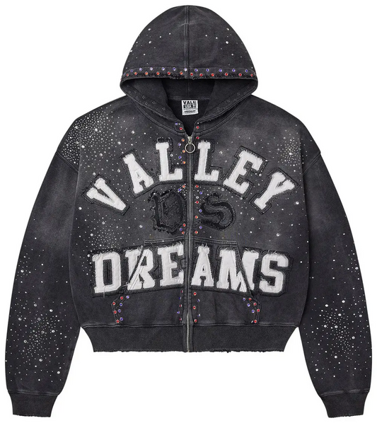 Vale Forever - Classico Zip Up Hoodie - Black