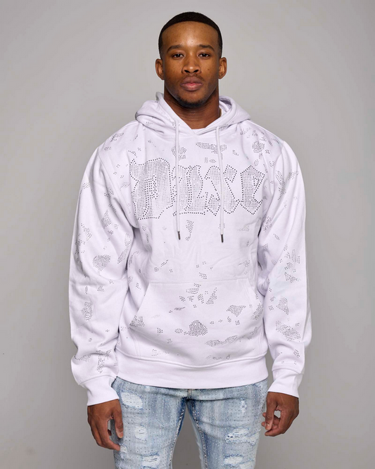 Fwrd Denim - Men Crystalizes Hoodie - White