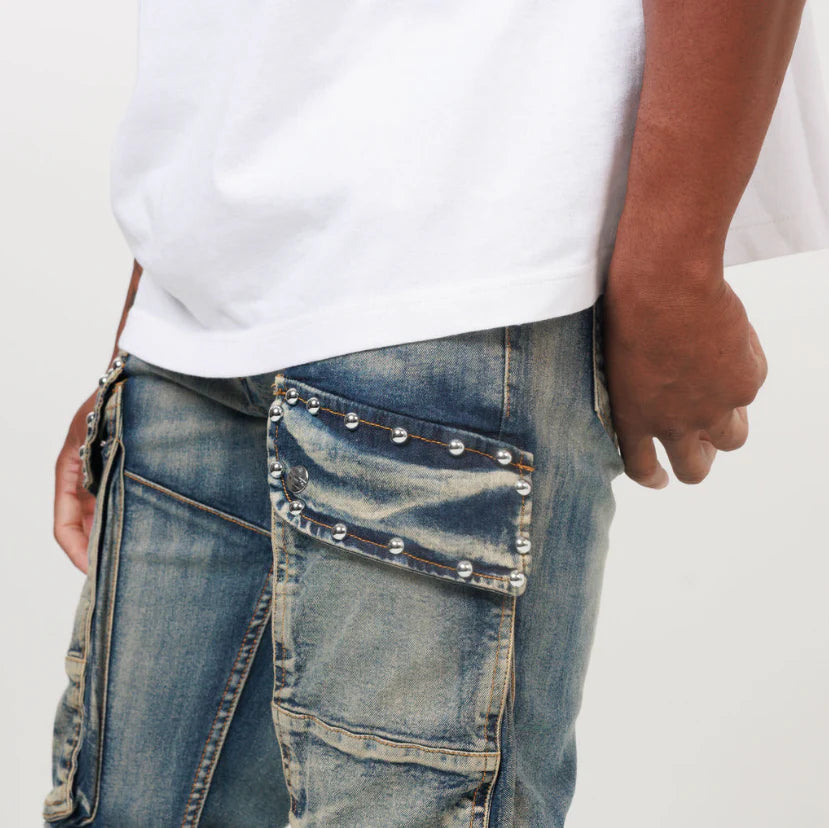 Fwrd Denim - Men Decked Out Stacked Jeans - Lt Tint FWRD