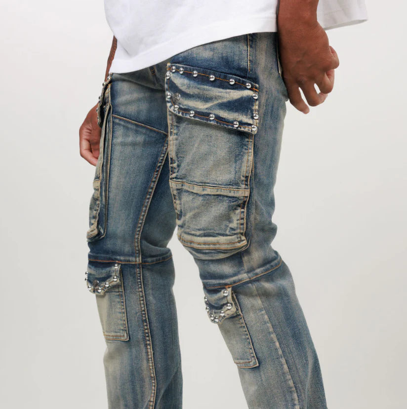 Fwrd Denim - Men Decked Out Stacked Jeans - Lt Tint FWRD
