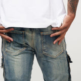 Fwrd Denim - Men Decked Out Stacked Jeans - Lt Tint FWRD