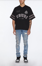 Ksubi Men's - Van Winkle Antike 1999 Repair - Blue KSUBI