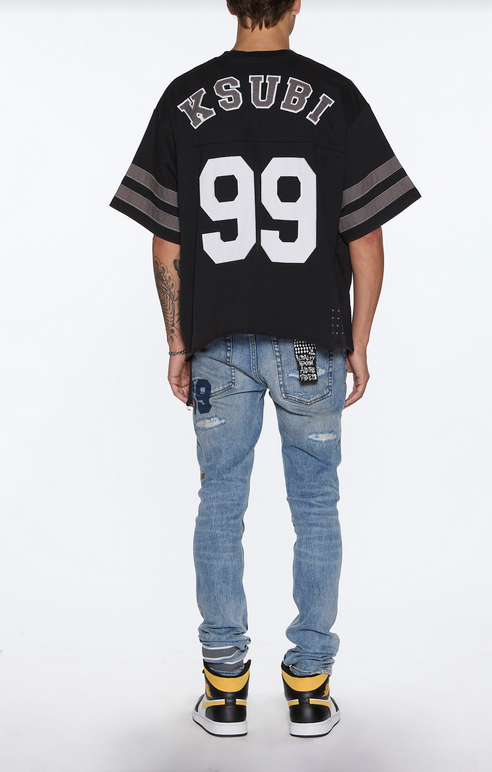 Ksubi Men's - Van Winkle Antike 1999 Repair - Blue KSUBI