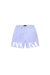 Purple Brand - Painted Wordmark Sweatshorts - Lavender - M4218-MLSP226