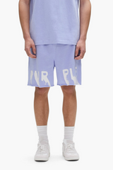 Purple Brand - Painted Wordmark Sweatshorts - Lavender - M4218-MLSP226