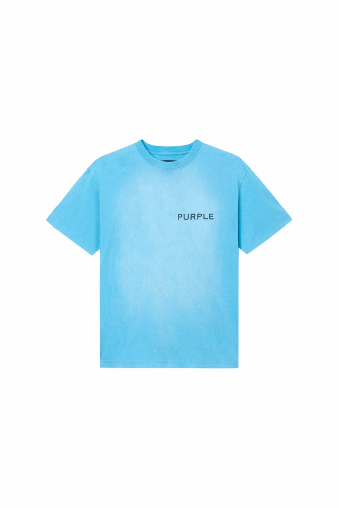 Purple Brand - Wordmark Dupe Tee - Blue - P117-HCPP226