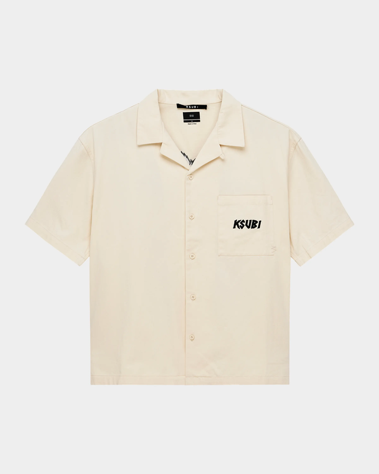Ksubi - Stay Up Diner Ss Shirt - Ecru