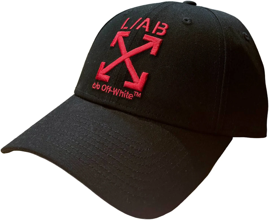 L/AB c/o Off-White™ -  Clamp Arrows Curved Strapback Cap Hat