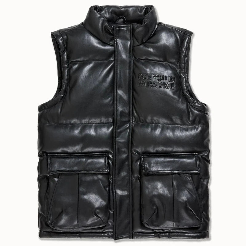 Jordan Craig The Wild One Puffer Vest - Black Jordan Craig