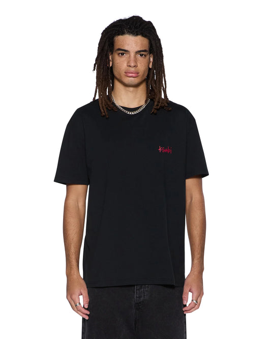 Ksubi - All Day Biggie Ss Tee - Black Red