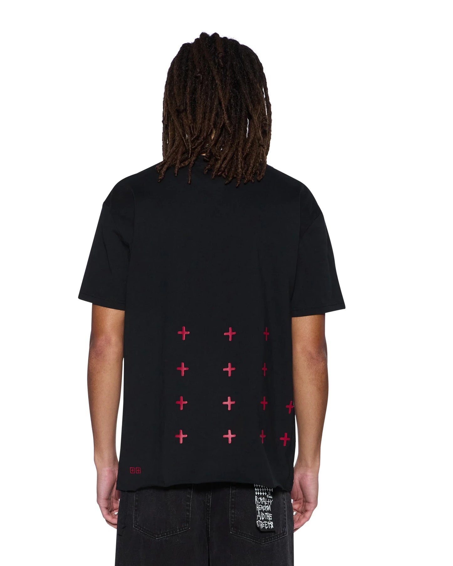 Ksubi - All Day Biggie Ss Tee - Black Red KSUBI