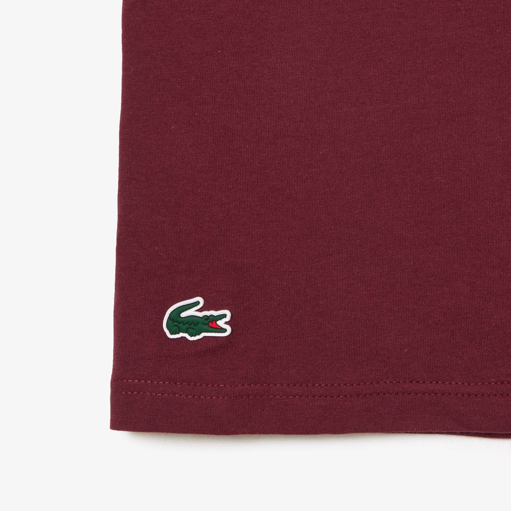 Lacoste Men's SPORT Cotton Jersey T-Shirt - Bordeaux Yup - BLVD