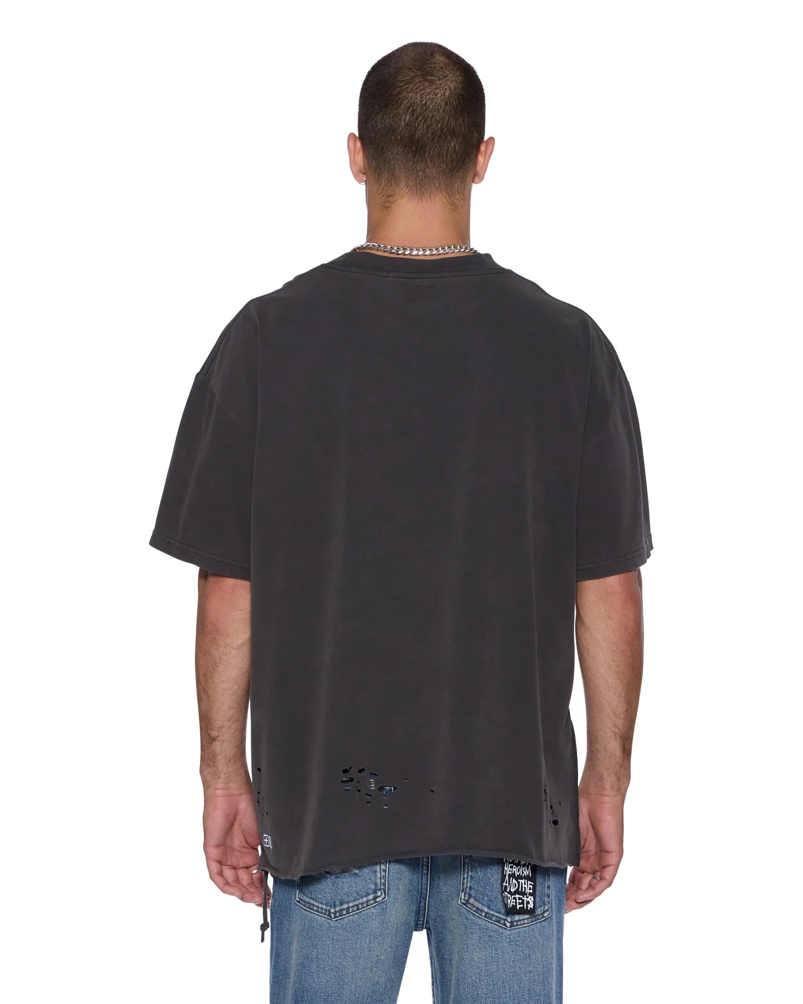 Ksubi - Hendrix Ekcess Ss Tee - Old Black KSUBI