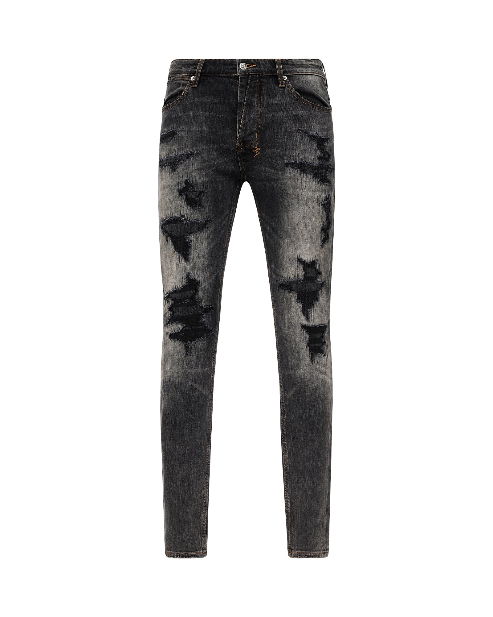 Ksubi Men's - Van Winkle Retorqued Repair - Black Wash KSUBI