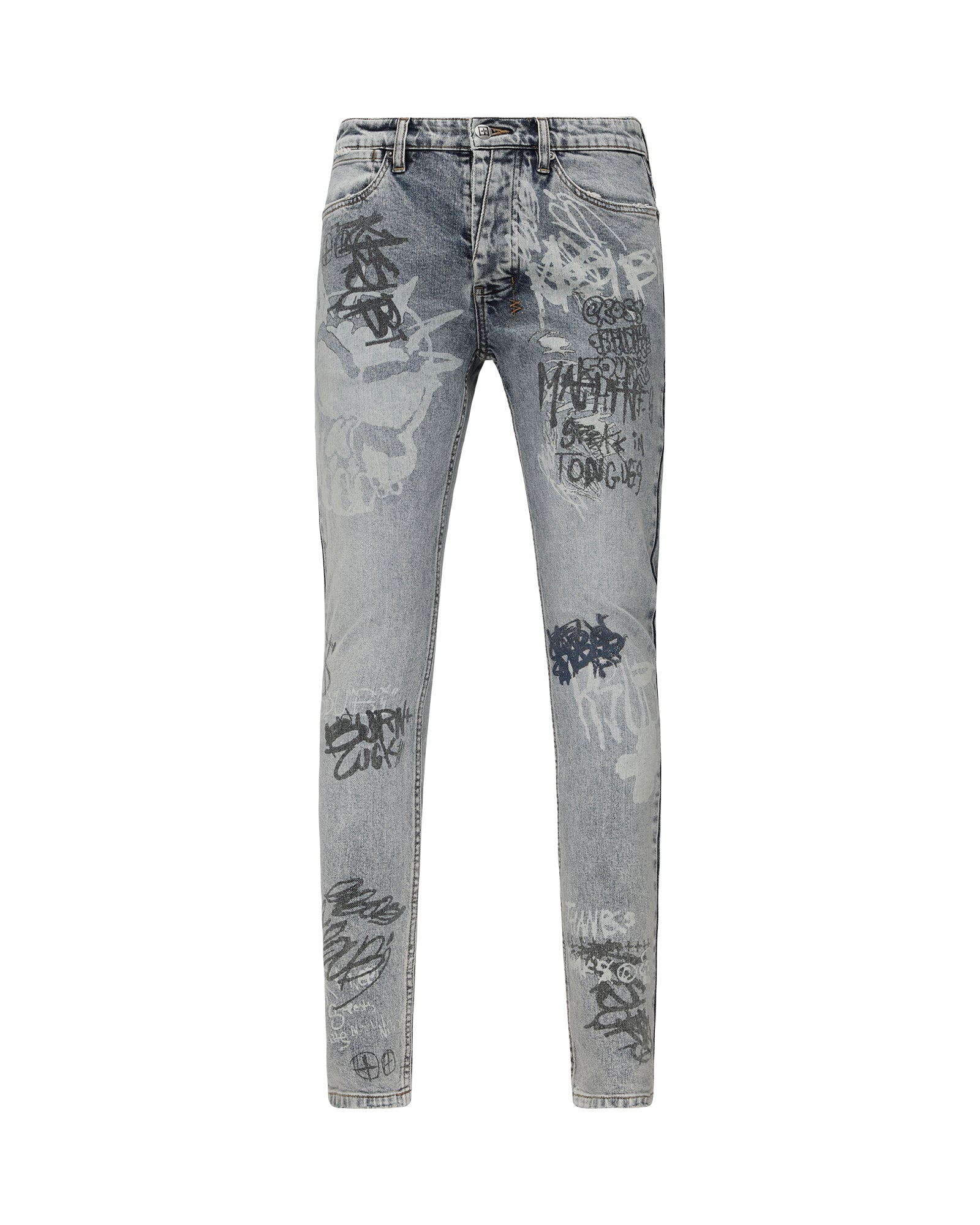 Ksubi Men's - Van Winkle Rogue Blue Graffiti - Blue