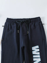 Vibe In Vogue - Winning Moves Stacked Jogging Sets - Navy / Baby Blue - BLVD
