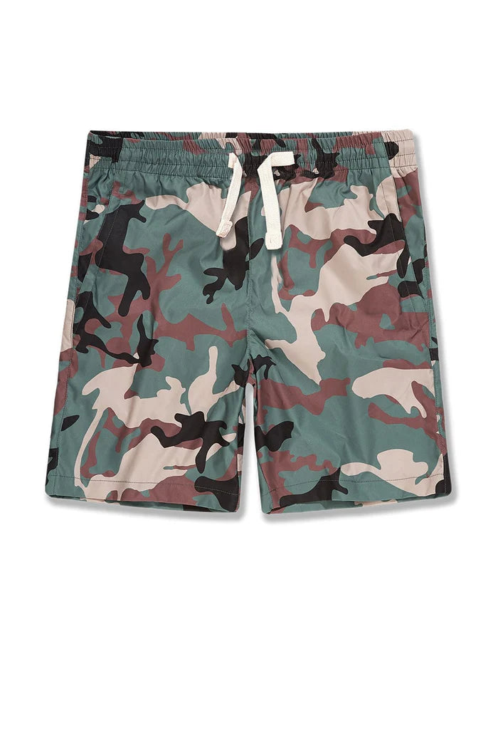 Jordan Craig - Kids Ibiza Lounge Shorts - Vintage Camo Jordan Craig