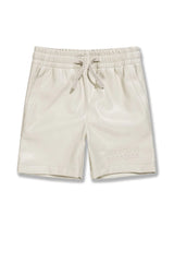 Jordan Craig - Kids Thriller Full Zip S/S Shirt & Shorts Set - Khaki Jordan Craig